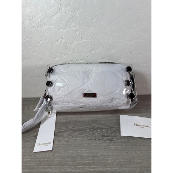 NWT Hammitt Clear Makeup Cosmetic Bag
Wristlet Black Gumetal Stadium Approved - Picture 1 of 4